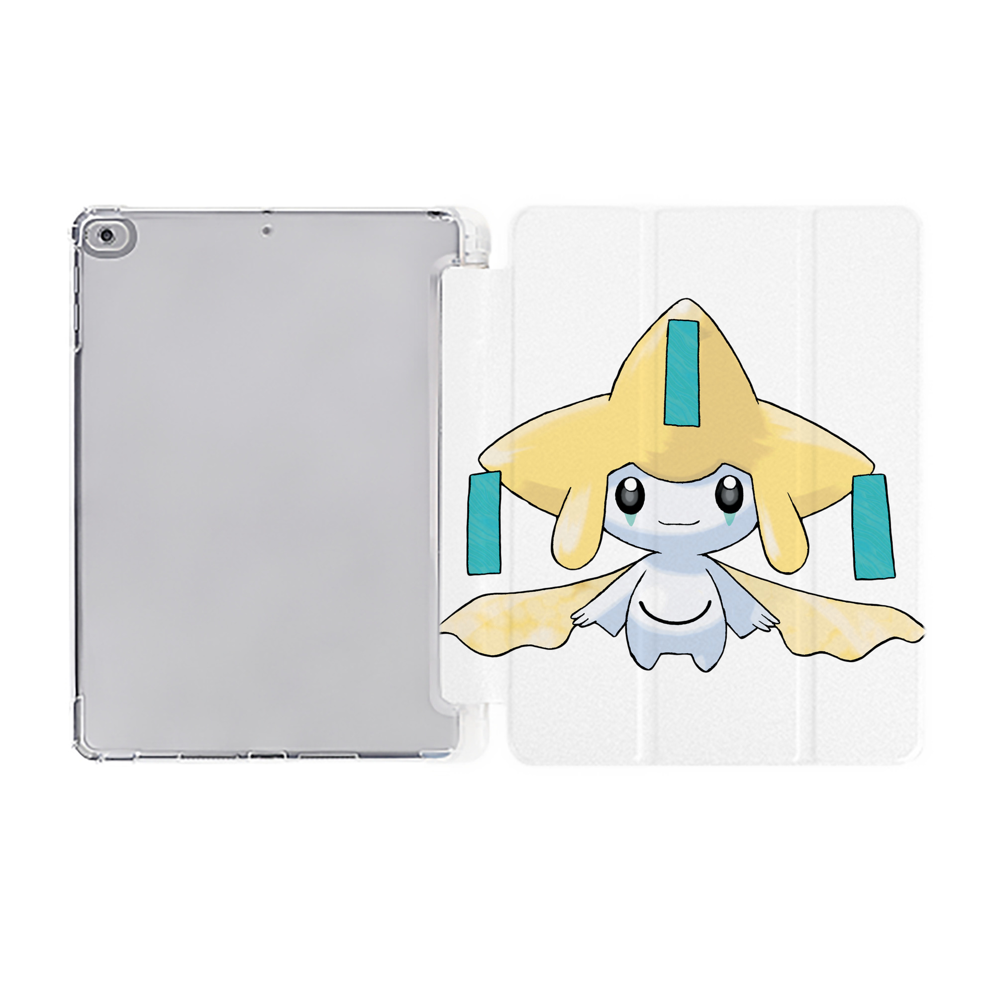 （画像用） ポケットモンスター Pokémon IPad ケース ペン収納付き 三つ折りスタンド PUレザー×シリコン 対応機種9.5/10.5/10.9インチ